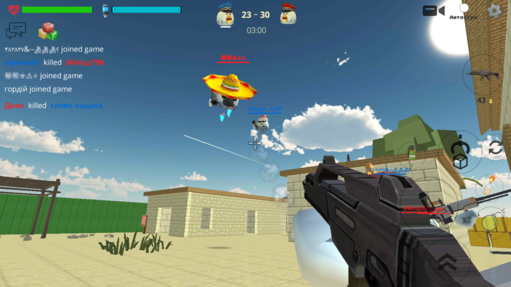 Игровой процесс в приватке Nikita107r
